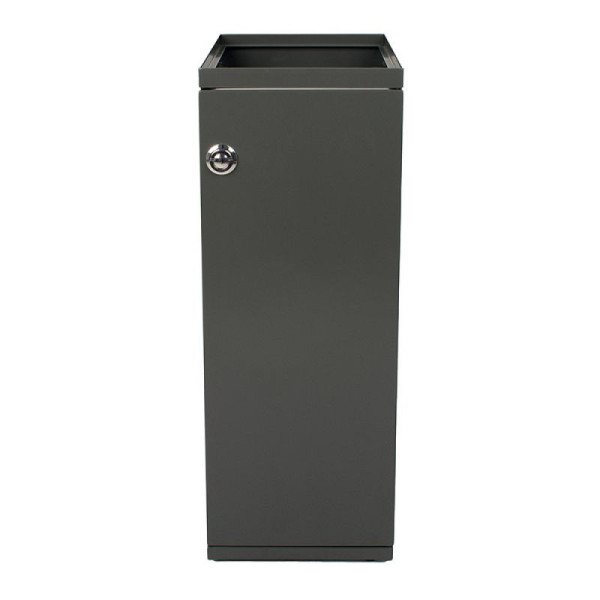 STEIN HGS Modulare Mülleimer mit Tür und Beutelhalter, 60 Liter, grau, 83869.0002
