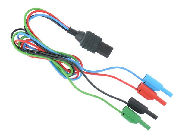 Metrel Prüfkabel 4 x 1 m, A 1021, 20991556, 3831063421351