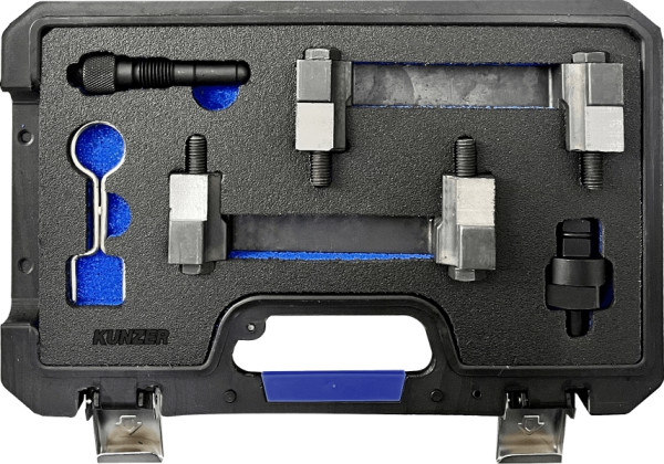 Kunzer Motor-Einstellwerkzeugsatz AUDI/VW/VAG Für 2.4-, 2.5-, 3.2-, 4.2- und 5.2-Liter-FSI-V6-, V8- und V10-Motoren mit Steuerkette, 77M816