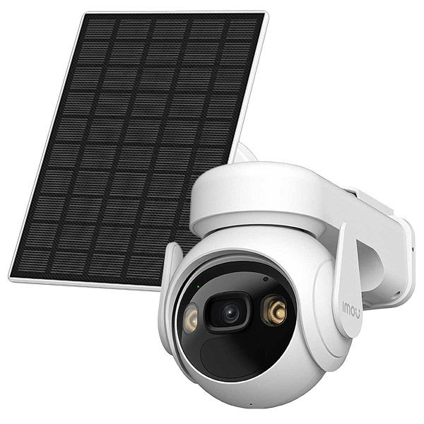 Imou Cell PT Lite Kit mit Solarpanel, batteriebetriebene 3 MP WLAN-Überwachungskamera mit Schwenk- und Neigefunktion, Personenerkennung, Tracking, imcptl