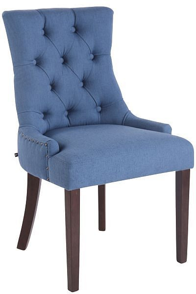 CLP Esszimmerstuhl Aberdeen Stoff antik, blau, 310446