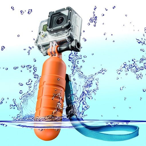 Mantona Auftriebshilfe inkl. Handgriff für GoPro, 1020227