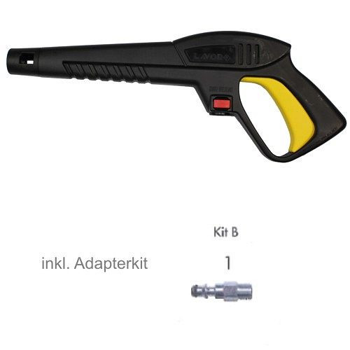 LAVOR Hochdruckpistole mit Adapter 1/4 Zoll AG universell passend, 6.001.0083-PS