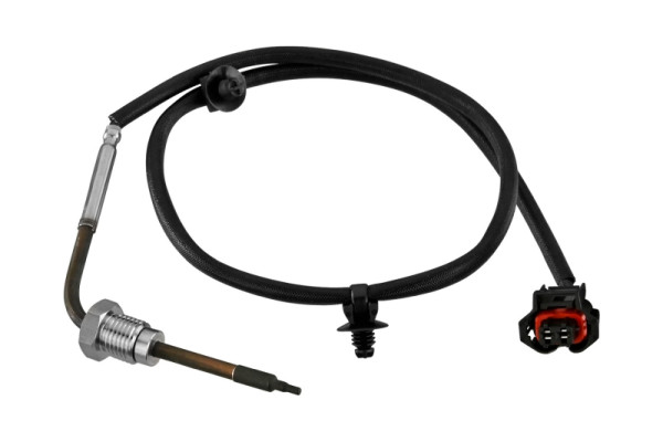 HELLA Sensor, Abgastemperatur, 2-polig, geschraubt, Kabel: 640mm, 6PT 010 376-701