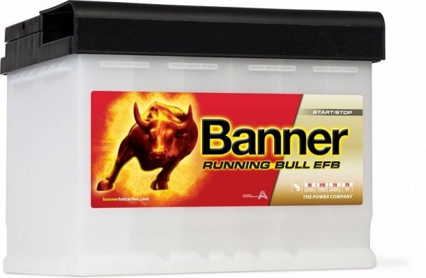 Banner PKW Batterie Running Bull EFB 560 11 für Standard Start/Stop Anwendung, 012560110101