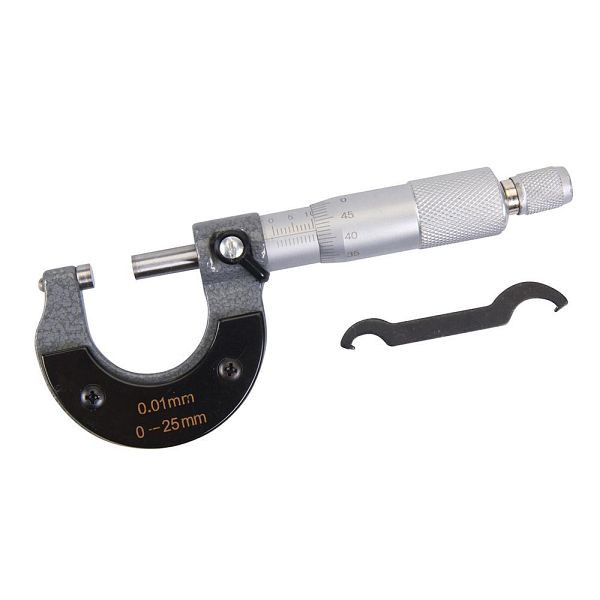 Silverline Bügelmessschraube, 25 mm, 282378