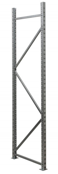 Regalwerk WILLY-Rahmen HxT 5000x800mm Stahlblech, B7-51034-K