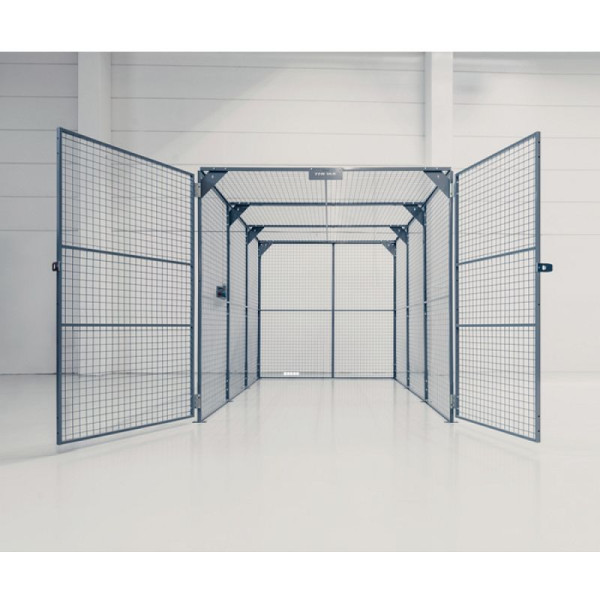 Stein HGS Lagerbox -Cage-, 1200 mm, ohne Farbe, feuerverzinkt, für den Außenbereich, EC-Schloss, 39828-02