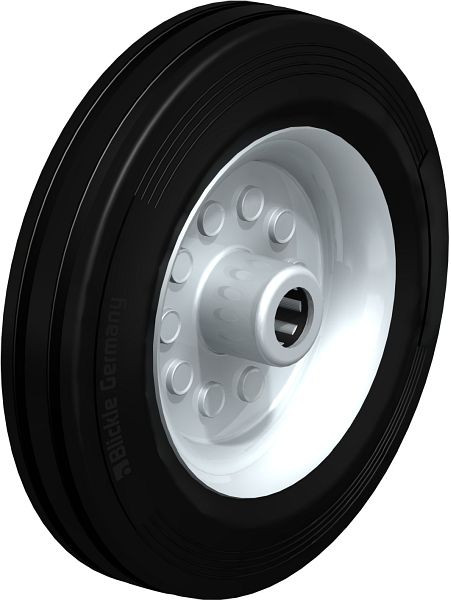 Blickle VE 200/20R Rad aus Vollgummi, Schwarz, 277699