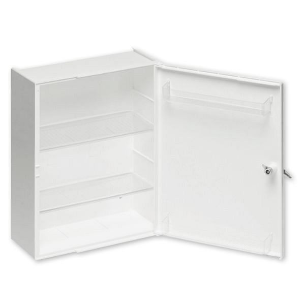 WERO Verbandschrank M1Trio, Kunststoff, 2 verstellbaren Einlegeböden, leer, 206006