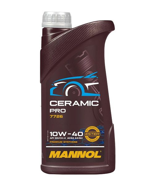 MANNOL Motorenöl 7726 Ceramic Pro 10W-40, VE: 1 l, MN7726-1