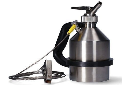 FALCON Sicherheitskanne aus Edelstahl, Feindosierhahn, 1 l, Erdungsanschluss, 283928