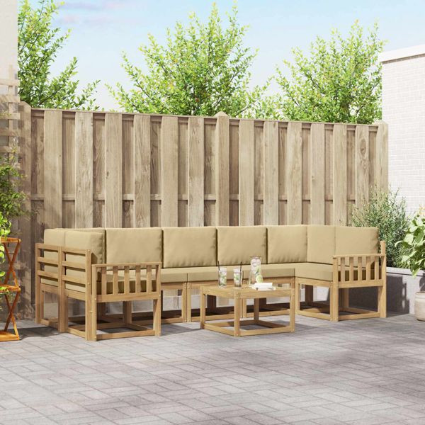 vidaXL Outdoor-Sofagarnitur 6-teilig, 3387382, 8721288778901