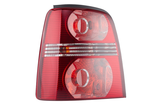 HELLA Heckleuchte, Glühlampe, glasklar/rot, für u.a. VW Touran (1T1, 1T2), ECE/CCC, links, 2SK 009 477-051