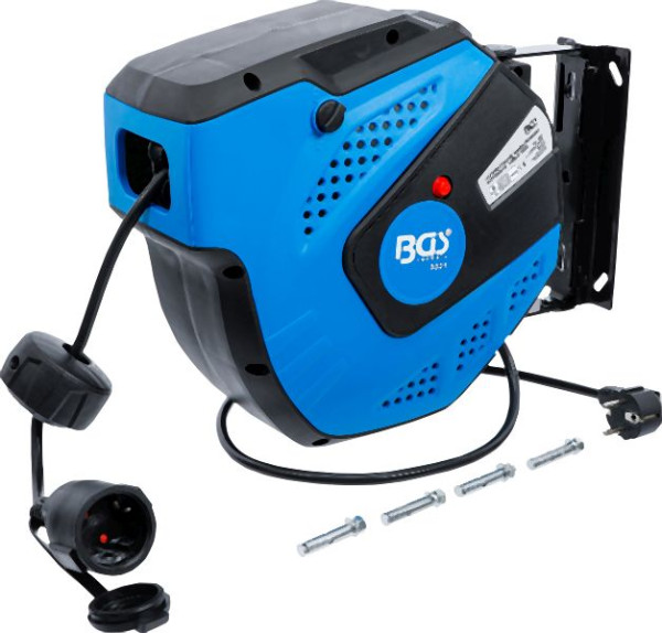 BGS Automatische Kabeltrommel, 15 m, 3321, 4026947033211