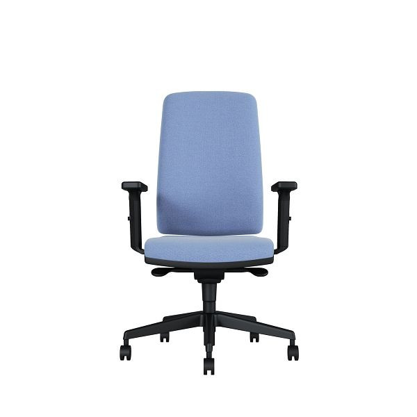 Bisley Bürodrehstuhl Stone, Tiefenverstellbarer Sitz, Mit Armlehnen, Kunststofffußkreuz, TN9601 mineral water, STONETKLTN9601