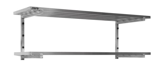 Saro Wandbord mit Streben, 2 Borde 1200mm, 700-4630
