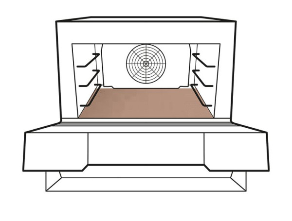 UNOX Teflon-Antihaftfolie Platten und Behälter für Speed-Öfen 460x330, TG365