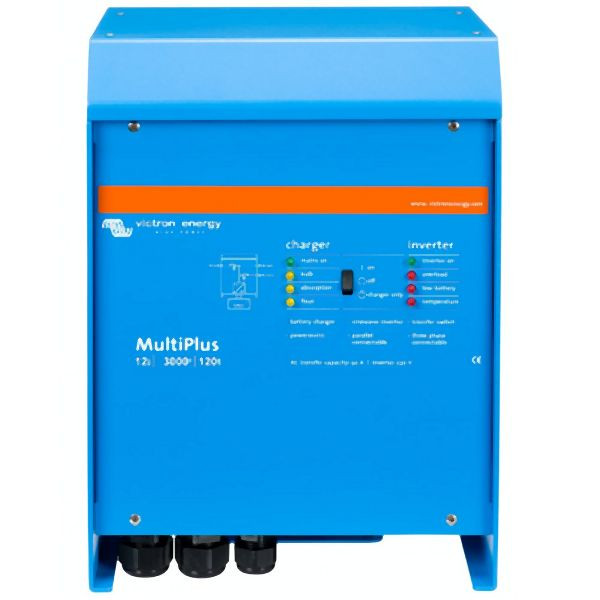 Victron Energy MultiPlus 12/3000/120-16 12V 230V 2400W 6000W Wechselrichter 120A Ladegerät, 1-67-009075