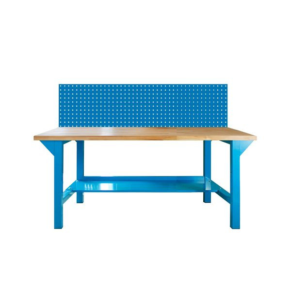 ADB Werkbank mit Lochwand 2000 RAL 5012, 42555, 4050049425551