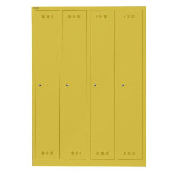 Bisley Garderobenschrank Monobloc™, 4 Abteile je 1 Fach, 677 tickleweed, ML11Q1677