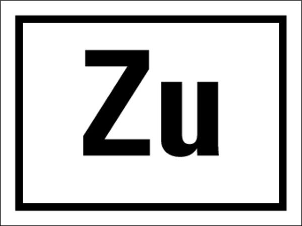 Schilder Klar Betriebsbeschilderung Zu, 40x30 mm Folie selbstklebend, 131/01