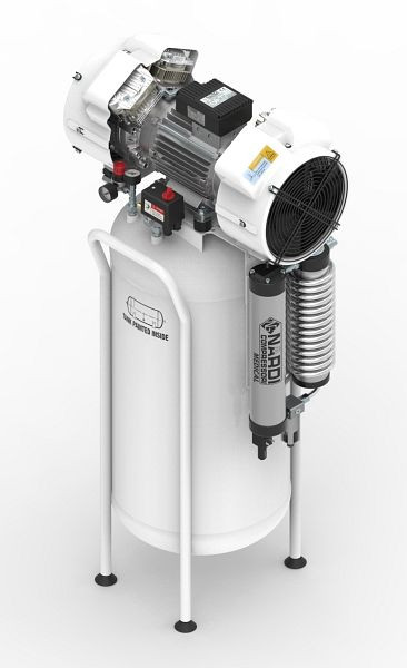 AEROTEC Geräuscharmer Kolbenkompressor XTR 4D-90V mit Trockner, 25352521