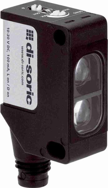 di-soric OH 31 K 200 P3-T4 Lichttaster mit Hintergrundausblendung, Stecker, Schaltabstand einstellbar, pnp, 100 mA, NO/NC, umschaltbar, 209227