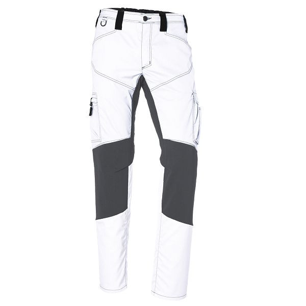 Kübler ACTIVIQ Stretchhose, Farbe: weiß/anthrazit, Größe: 46, 2850 5231-1097-46