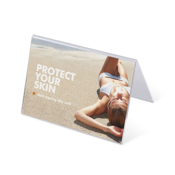 Showdown Displays Acrylaufsteller in A-Form DIN A4 quer, AA4PXS