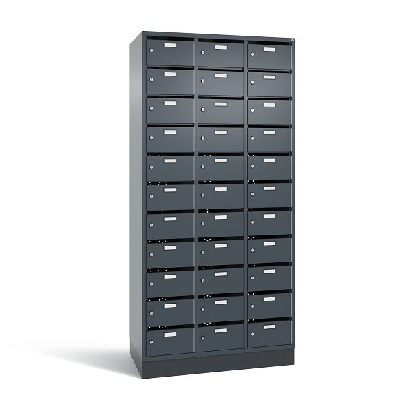 C+P Verteilerschrank 33 Fächer, H1950xB920xT490 mm, Anthrazit, 8170-311 S10132