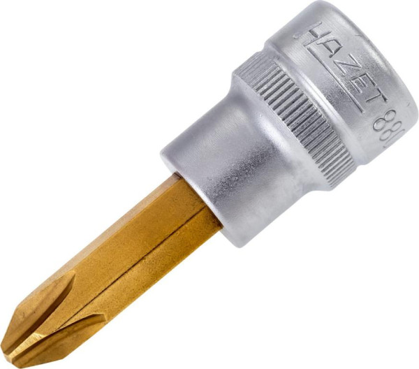Hazet Schraubendreher-Steckschlüsseleinsatz, Vierkant hohl 10 mm (3/8 Zoll), Kreuzschlitz Profil PH, PH3, 8806-PH3