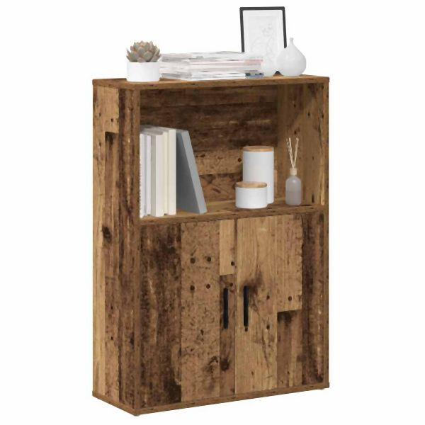 vidaXL Bücherregal Altholz-Optik 60x24x85 cm Holzwerkstoff, 860416