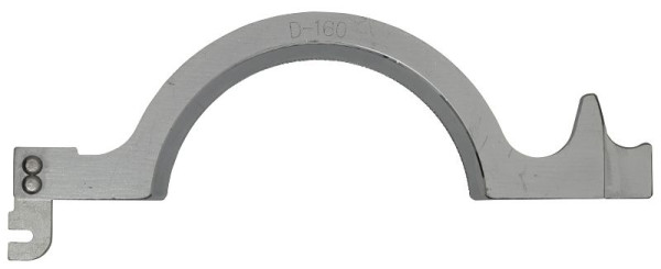 REMS Spannbacke links Ø 160 mm, 45°, 254652, 4039976036191