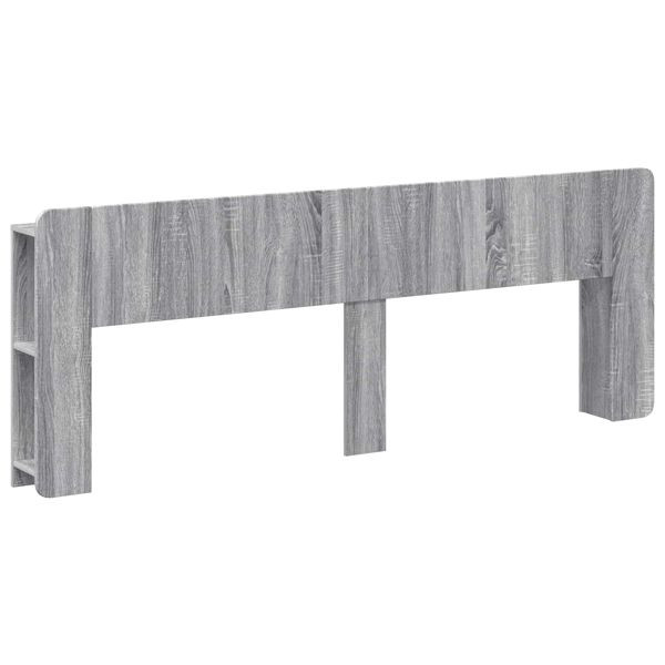 vidaXL Kopfteil Schrank mit Speicher Graues Sonoma Holzwerkstoff, 8001234