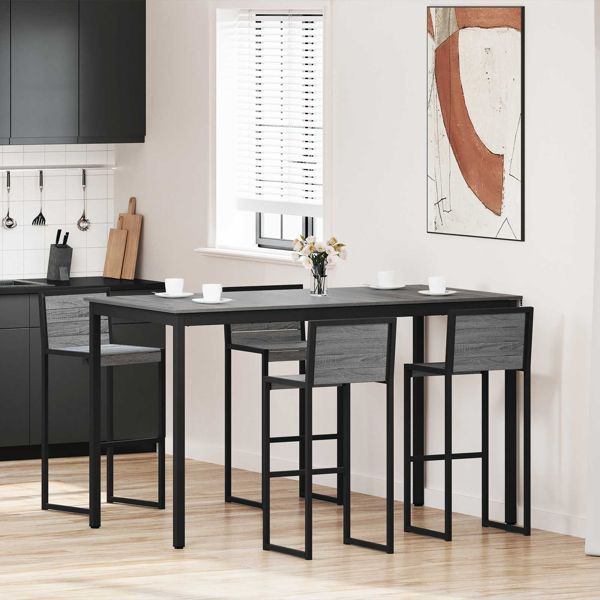 vidaXL Esstische Holzwerkstoff, 3415393, 8721364523524