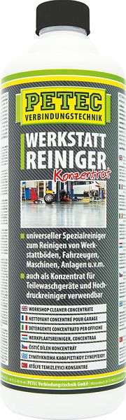 Petec Werkstattreiniger, Konzentrat, 1.000ml, VE: 12 Stück, 60100