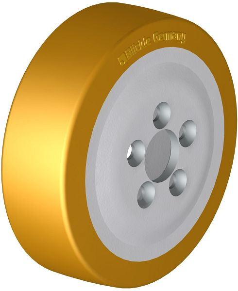 Blickle RTH 230x75/45-5 Rad aus Blickle Extrathane®, Hellbraun, 599670