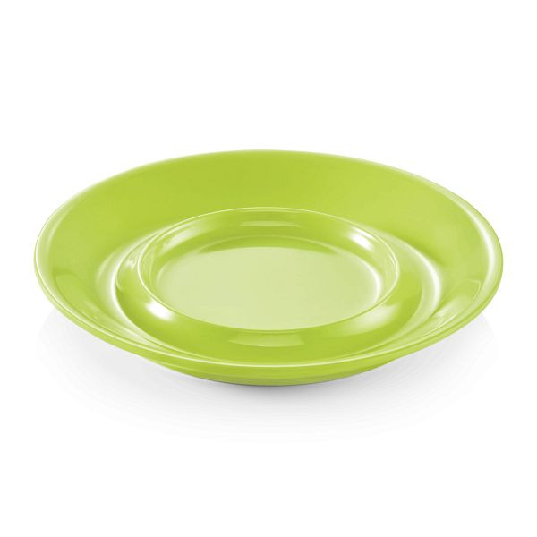 WAS Melamine Untertasse für Becher 9366 028, Durchmesser 14,5 cm, grün, Melamin, 9368148