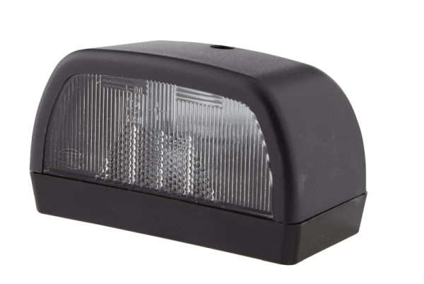 HELLA Kennzeichenleuchte, Halogen, 12/24V, geschraubt/Anbau, Lichtscheibenfarbe: glasklar, 2KA 998 523-131