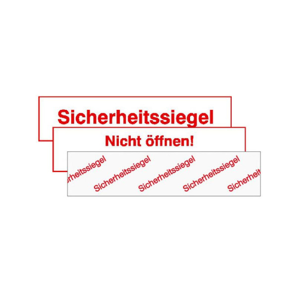 Stein HGS Sicherheits- und Prüfsiegel, Doku-Folie/Nicht öffnen! Siegel darf, nicht zerstört werden, 30.0968