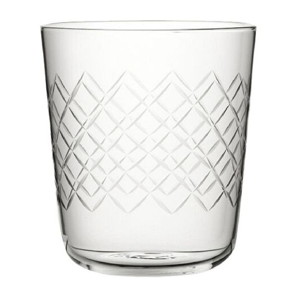 Utopia Raffles Diamant Becher 360ml (6er-Pack), handgefertigt, handgeschliffen, CZ064