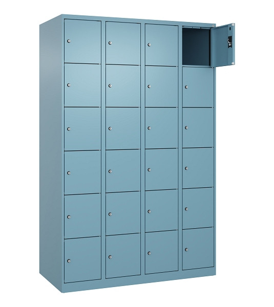 C+P Schließfachschrank Evolo PLUS, 24 Fächer, 1850x1200x500mm, 0010/0010, 049000-406 S10021