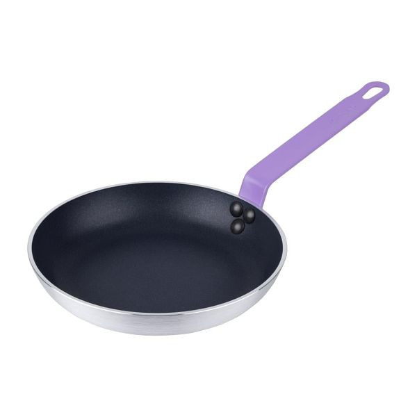 Hygiplas Teflon Platinum Plus antihaftbeschichtete Bratpfanne 240mm grün lila, HT968