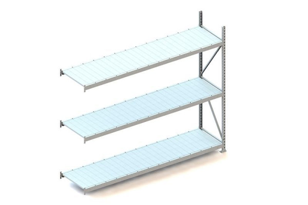 Meta MINI-RACK AR 2200x2600x650 mm, verzinkt, mit Stahlpaneele, Bodenanzahl: 3, 20051262