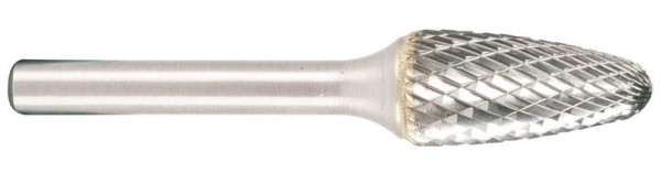 Projahn Hartmetallfräser Form F Rundbogen d1 16.0 mm, Schaft-Durchmesser 6.0 mm Kreuzverzahnung, 700666160