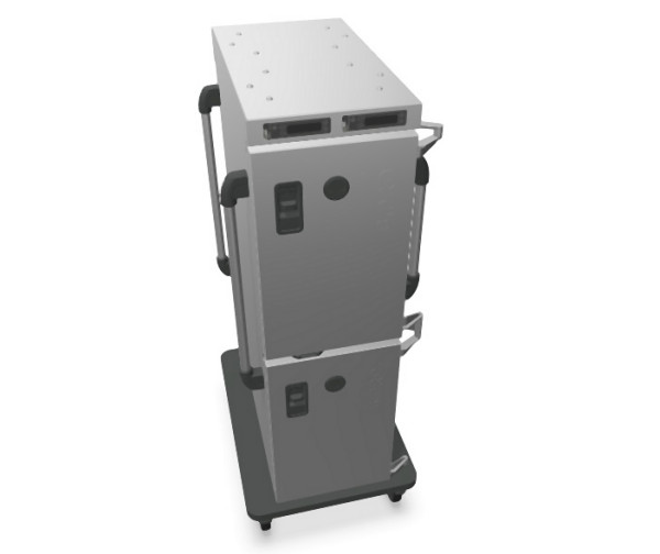 B.PRO BPT E 2 x 12 combi H/H 2 fächriger Speisentransportbehälter, 575208