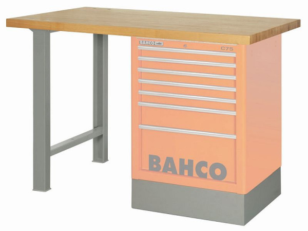 Bahco Montageset mit Holzoberfläche für Werkbank 1.500 mm, 1495KWB15TW
