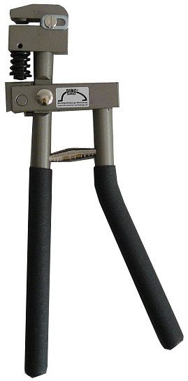 DINOSAURIER Lochzange Standard, 5 mm-Loch, Arbeitstiefe max. 17 mm, bis 1,0 mm Stahlblech, inkl. Anschlag, LO 100 ZAL1