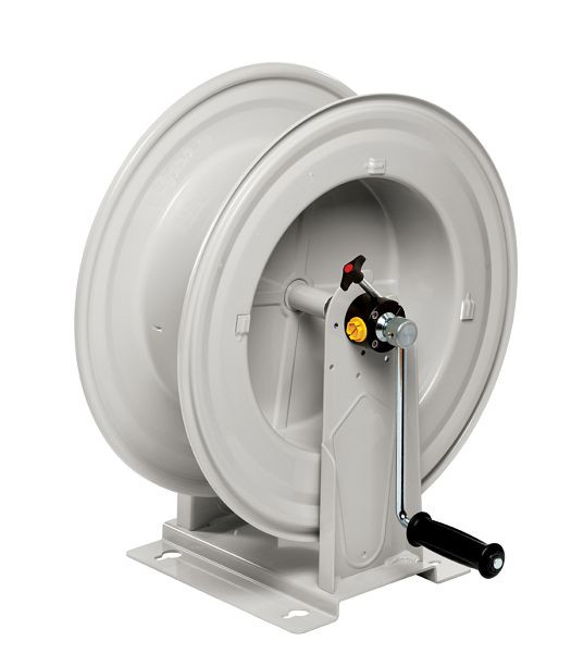Ebinger Schlauchaufroller HM 610, Schlauch max. 45m - 20mm AD, Gehäuse Stahl, 20bar/ 90°C (Wasser-Druckluft), 8.610.100